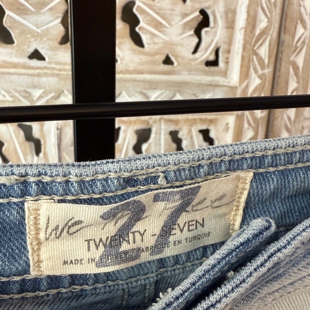 Free People Firework Light Blue Flared Jeans - Picture 2 of 3